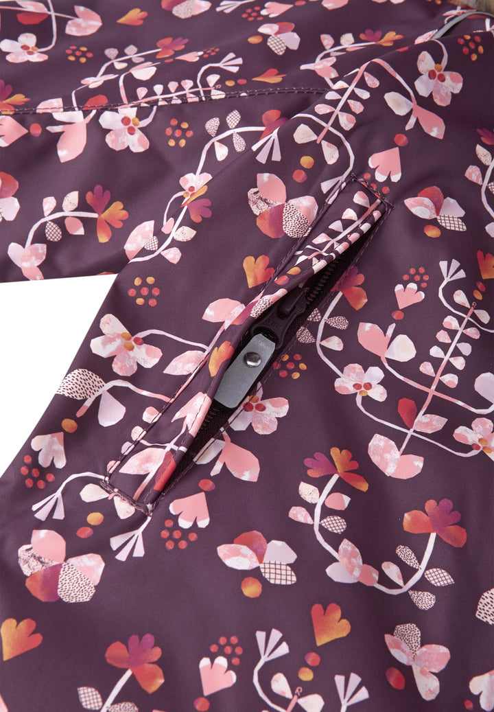 Reimatec Lappi Snow Suit - Purple Flowers