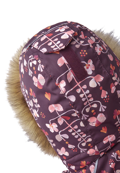 Reimatec Lappi Snow Suit - Purple Flowers