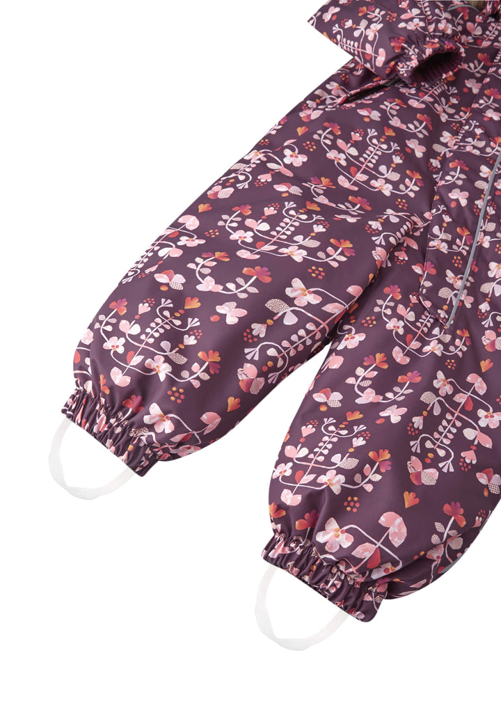Reimatec Lappi Snow Suit - Purple Flowers