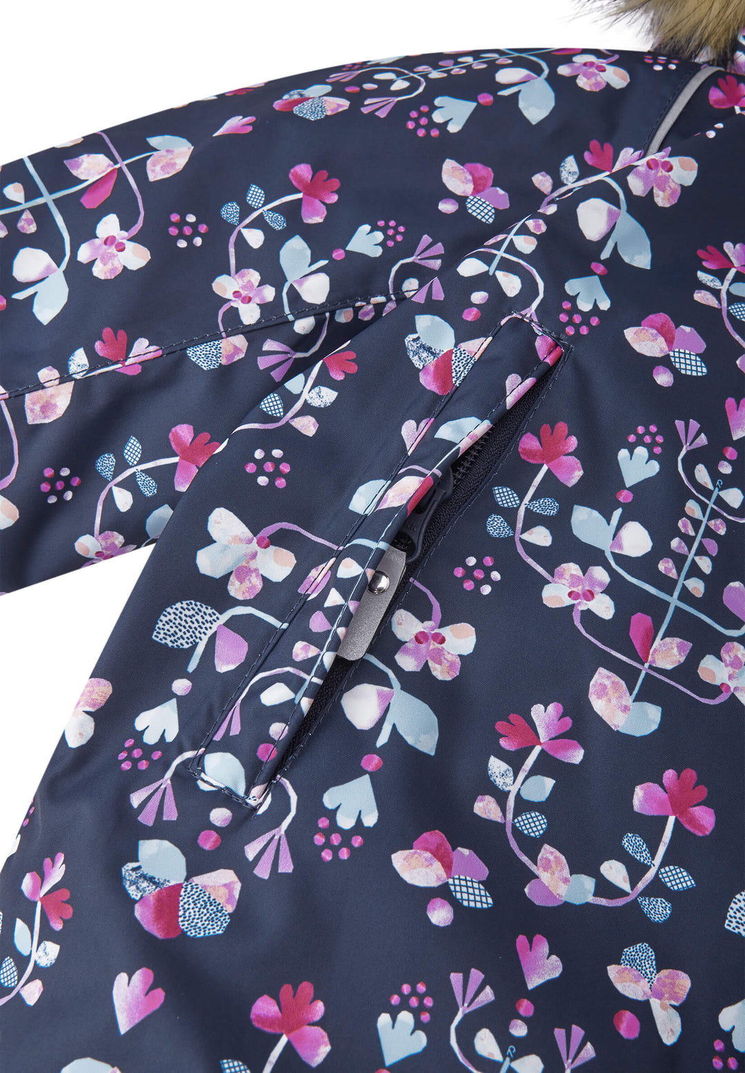 Reimatec Lappi Snow Suit - Navy Flowers