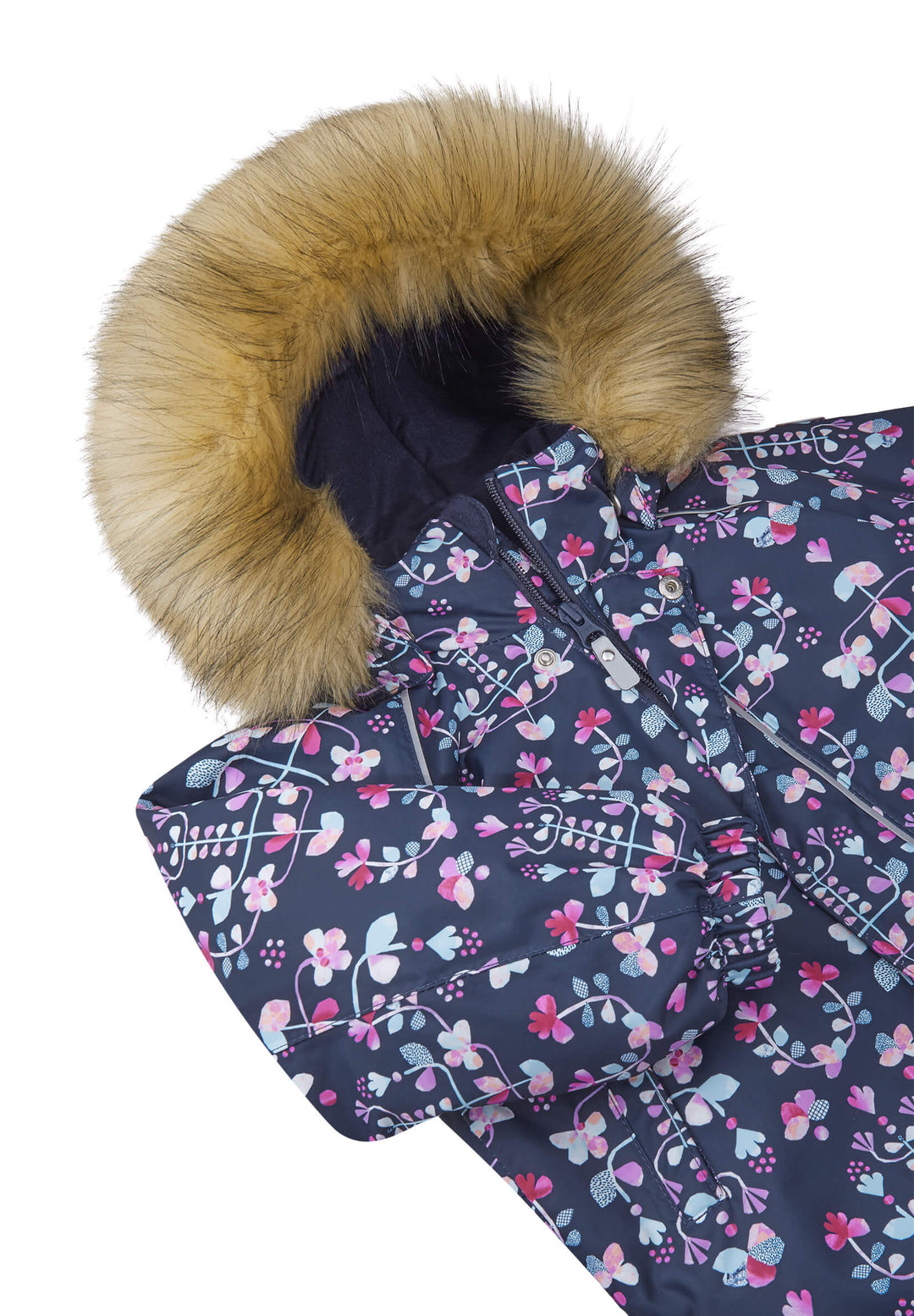 Reimatec Lappi Snow Suit - Navy Flowers