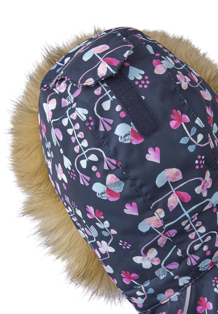 Reimatec Lappi Snow Suit - Navy Flowers