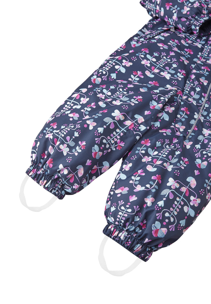 Reimatec Lappi Snow Suit - Navy Flowers