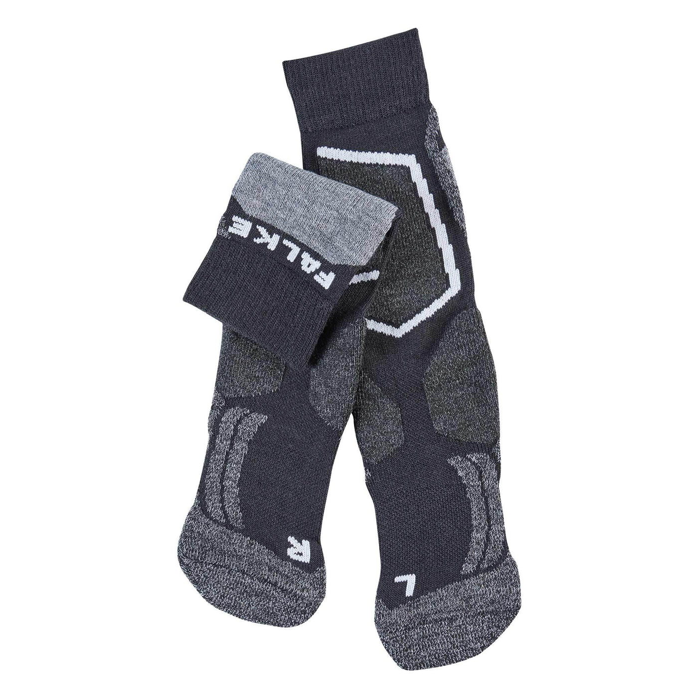 SnowKids Socks EU 23-26 (UK 5C-8.5C) Falke Strick SK2 Ski Sock - Black