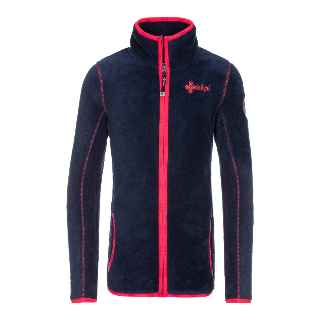 SnowKids Midlayers 18-24M Kilpi Erin Girls Optiheat Zip Up - Navy Blue