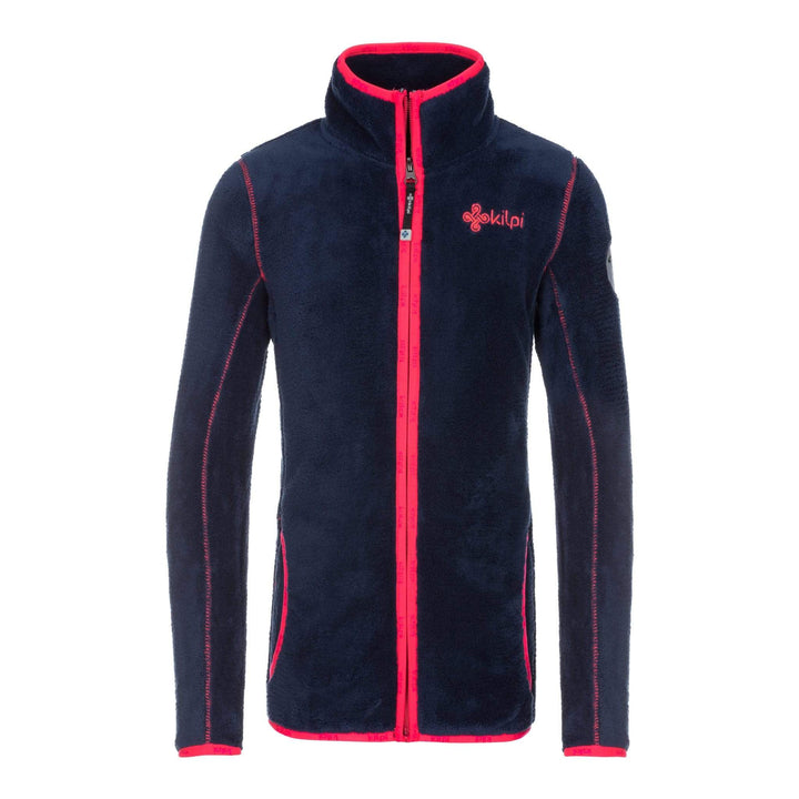 SnowKids Midlayers 18-24M Kilpi Erin Girls Optiheat Zip Up - Navy Blue