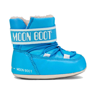 SnowKids Footwear EU 17/18 (UK 1-2) Moon Boot Crib 2 Toddler Boot - Baby Blue