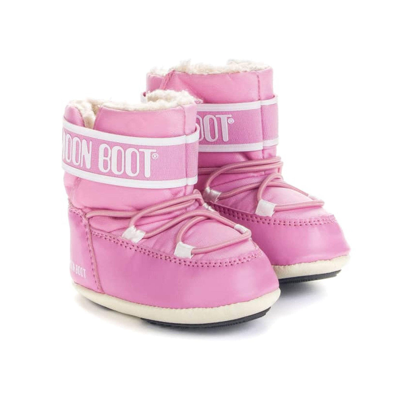 SnowKids Footwear Moon Boot Crib 2 Toddler Boot - Baby Pink