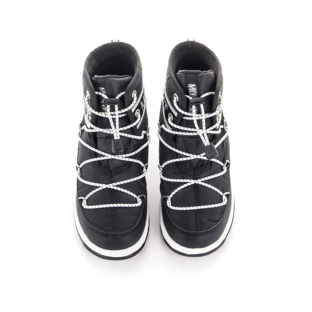 SnowKids Footwear Moon Boot Jr Boy Mid WP Boot - Black