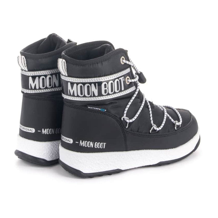 SnowKids Footwear Moon Boot Jr Boy Mid WP Boot - Black