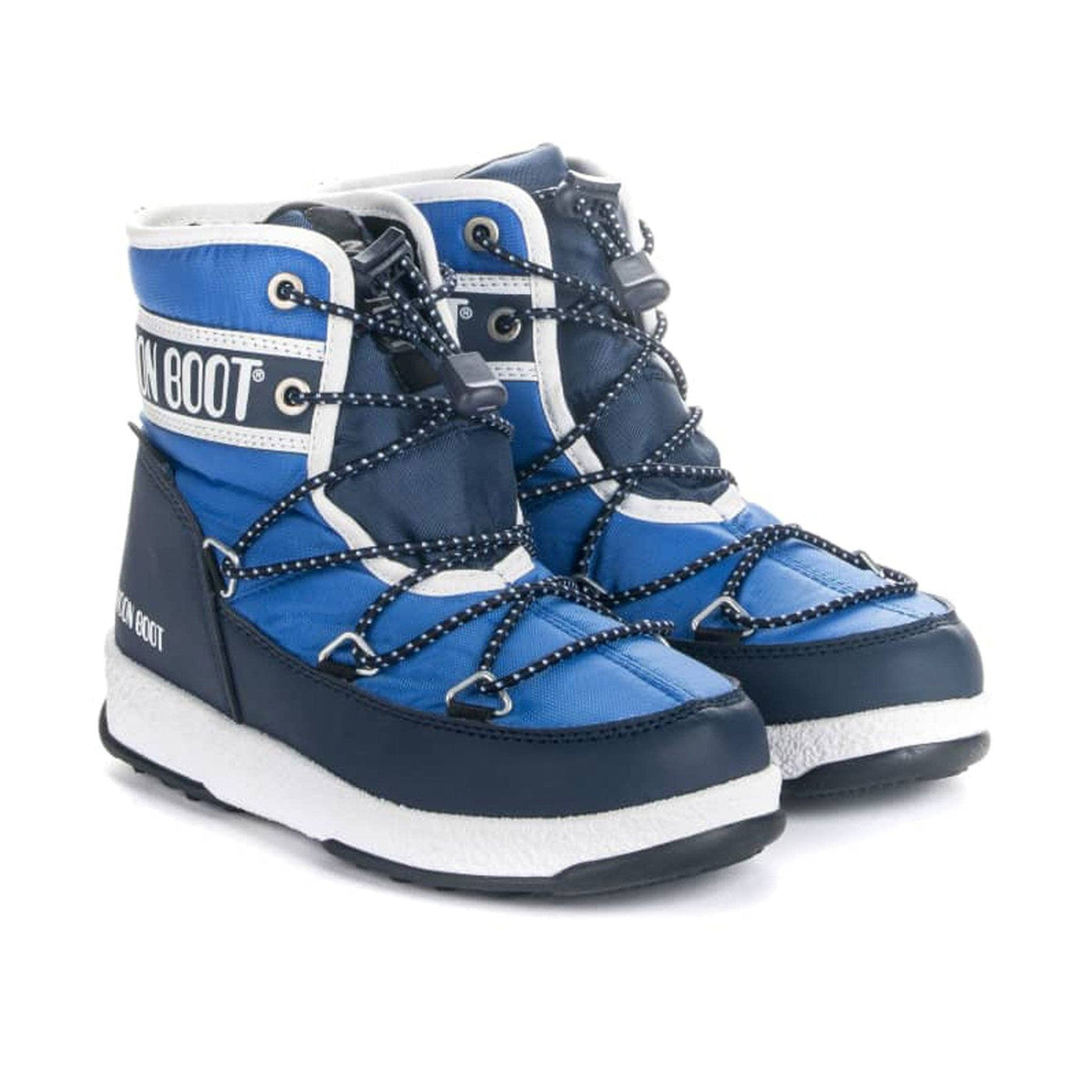 SnowKids Footwear EU 30 (UK 11.5) Moon Boot Jr Boy Mid WP Boot - Royal Blue