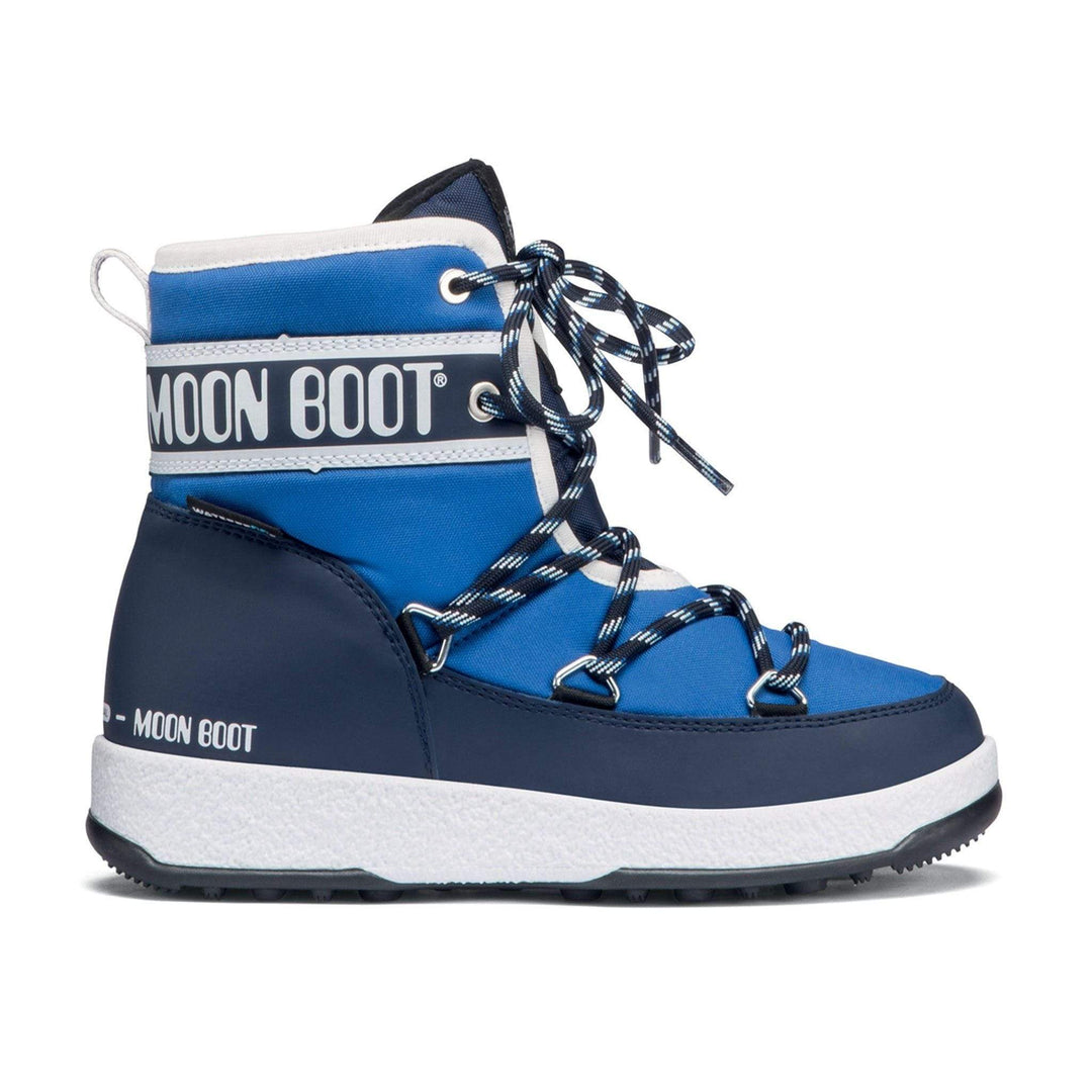 SnowKids Footwear Moon Boot Jr Boy Mid WP Boot - Royal Blue