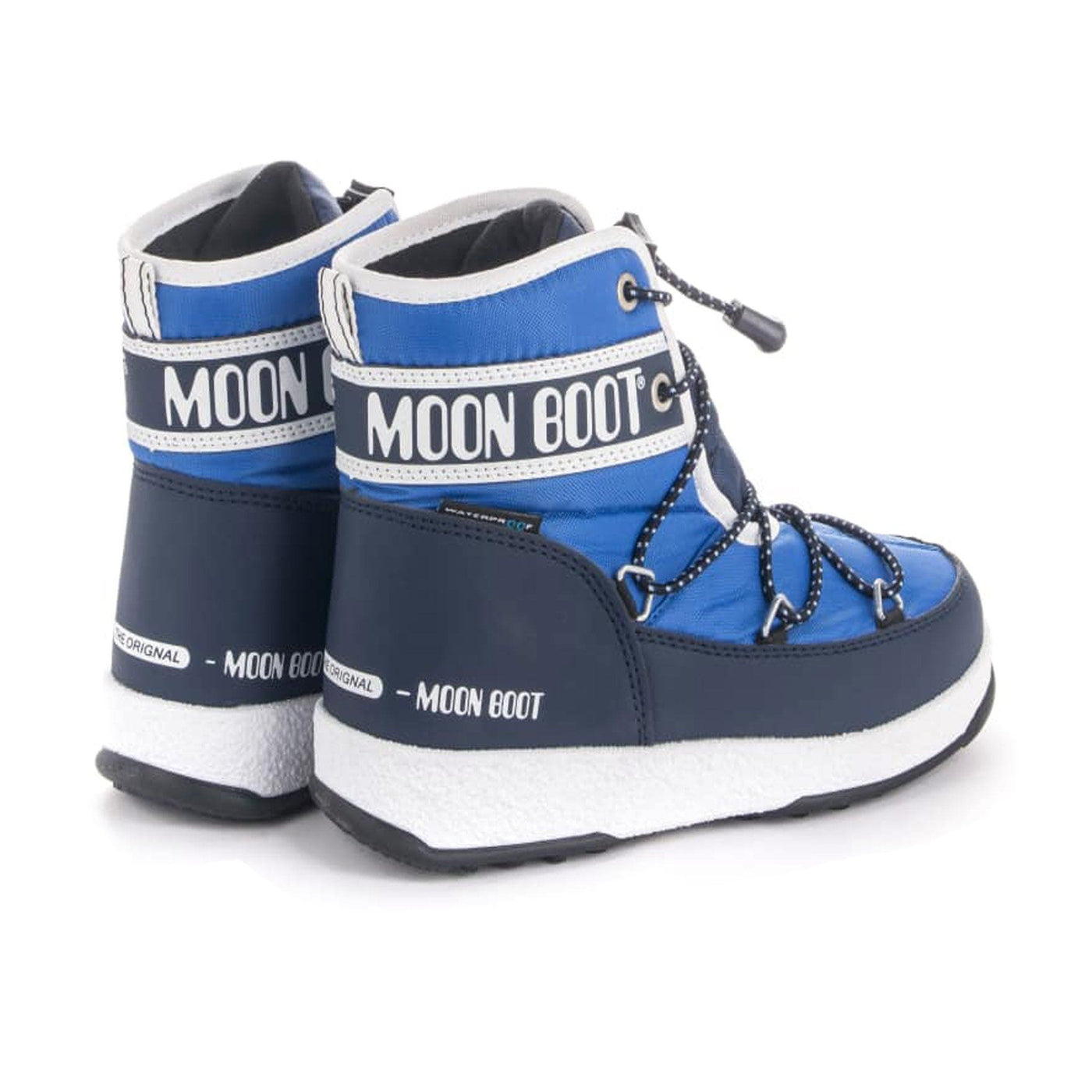 SnowKids Footwear Moon Boot Jr Boy Mid WP Boot - Royal Blue