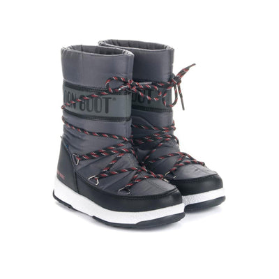 SnowKids Footwear EU 28 (UK 10) Moon Boot Jr Boy Sport WP Boot - Castlerock