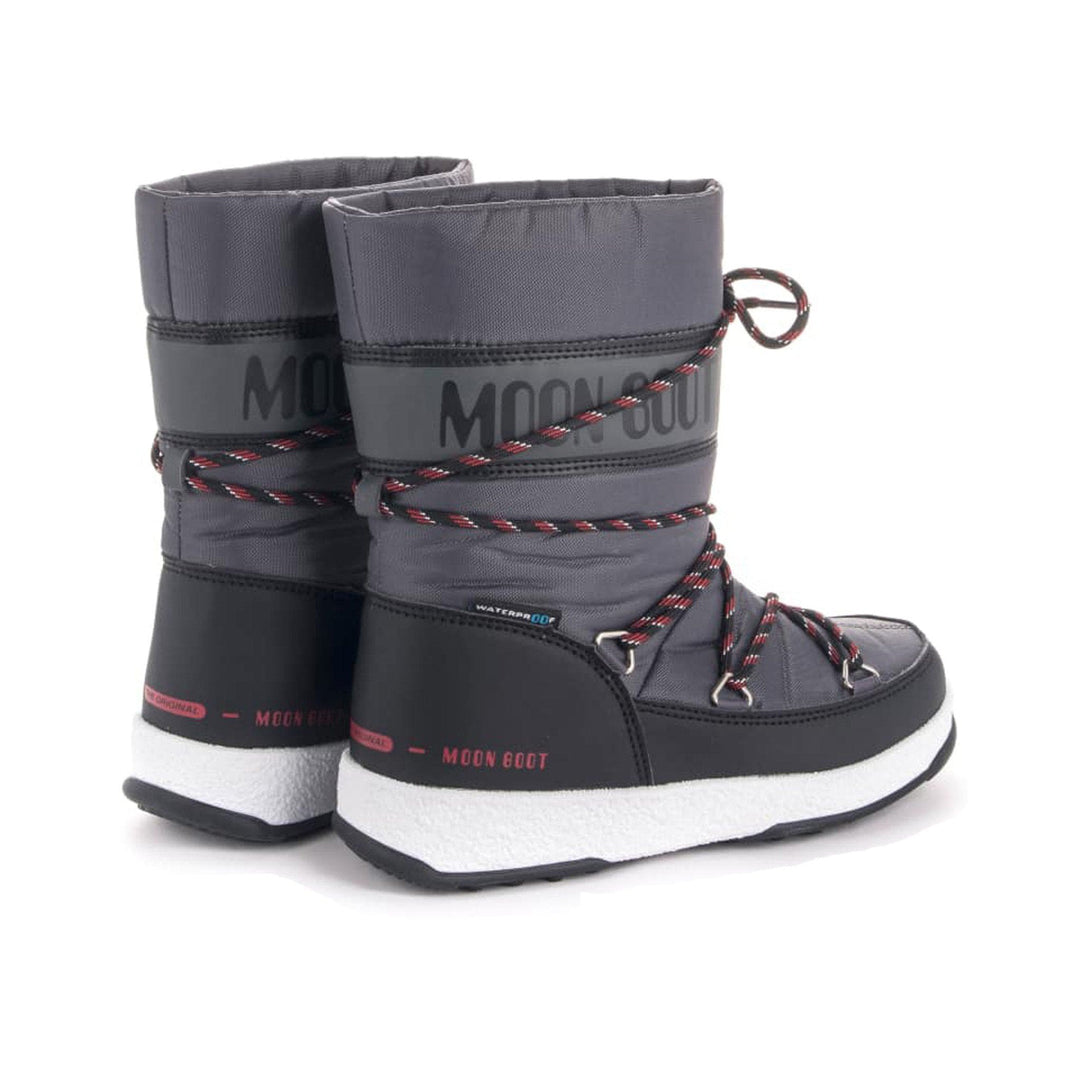 SnowKids Footwear Moon Boot Jr Boy Sport WP Boot - Castlerock
