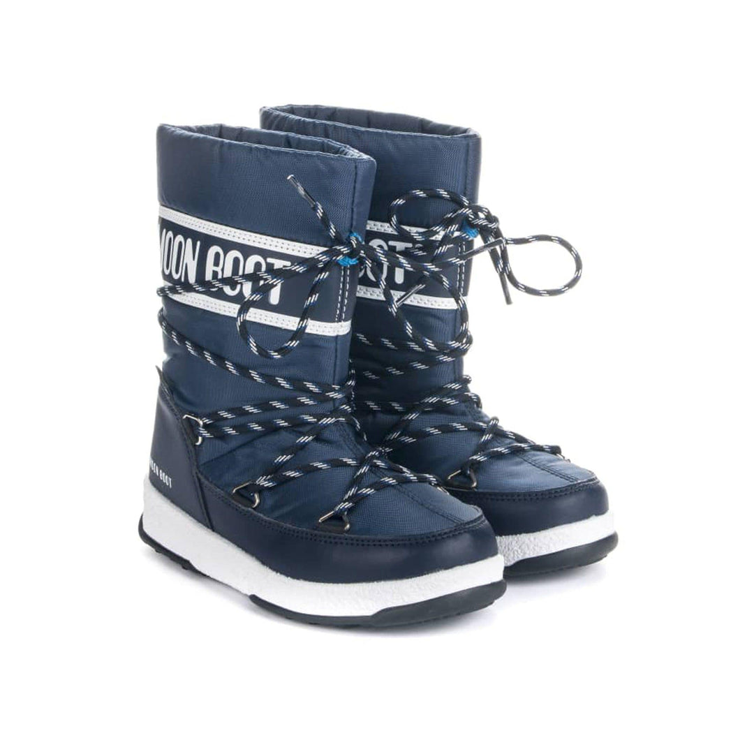 SnowKids Footwear Moon Boot Jr Boy Sport WP Boot - Navy