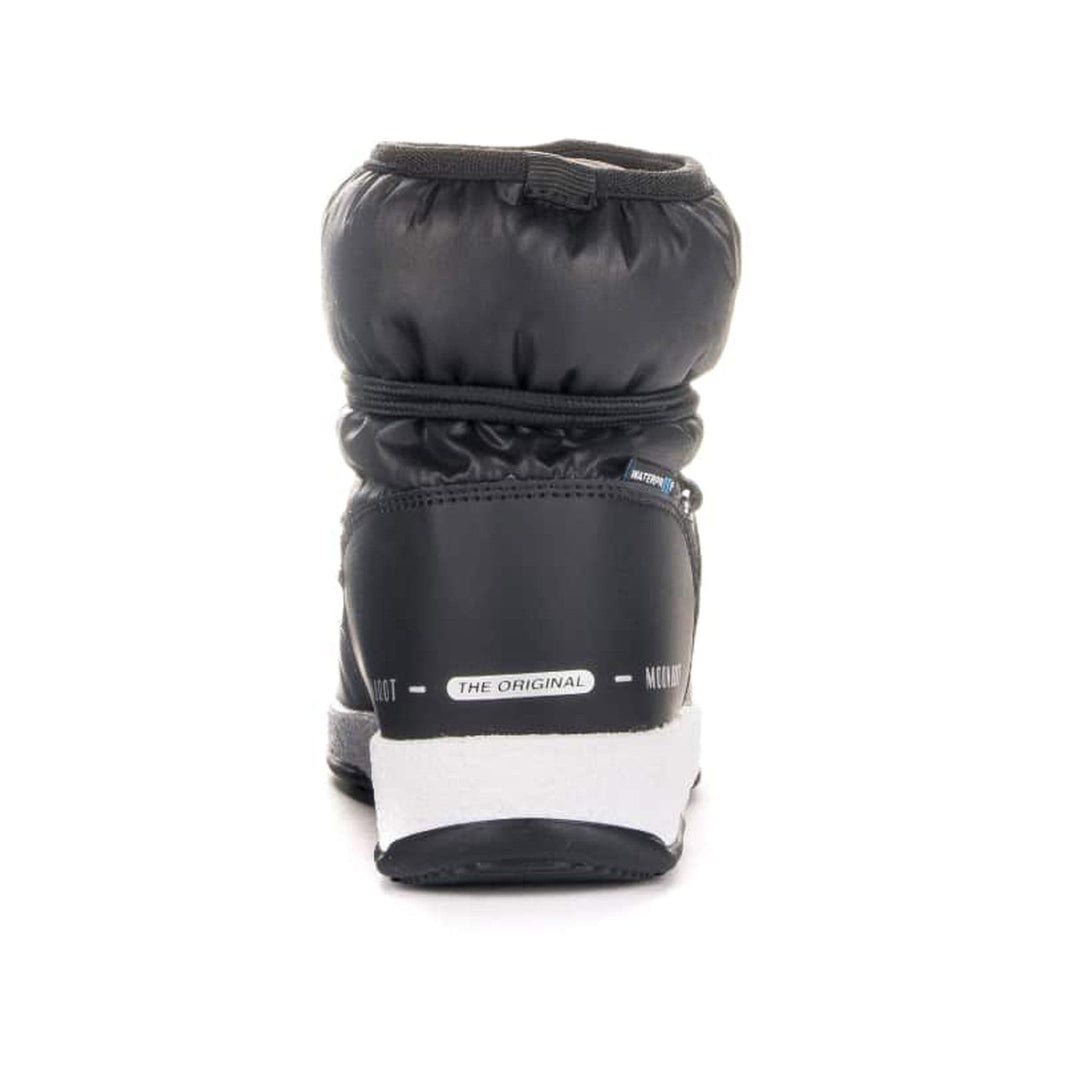 SnowKids Footwear Moon Boot Jr Girl Low Nylon WP Boot - Black