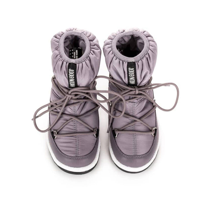 SnowKids Footwear Moon Boot Jr Girl Low Nylon WP Boot - Mauve