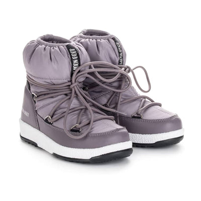 SnowKids Footwear Moon Boot Jr Girl Low Nylon WP Boot - Mauve