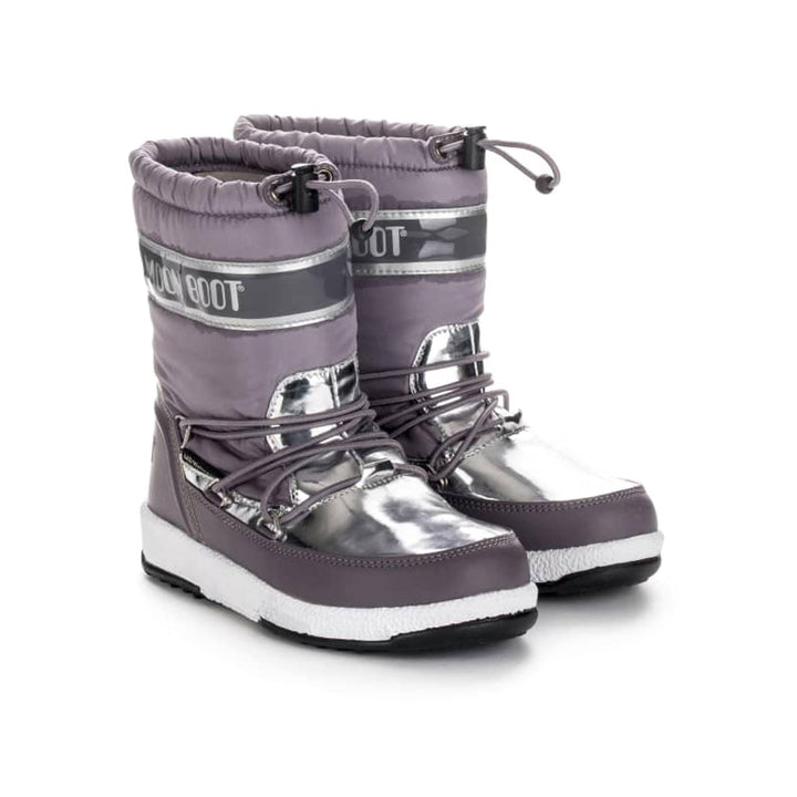 SnowKids Footwear Moon Boot Jr Girl Soft WP Boot - Mauve