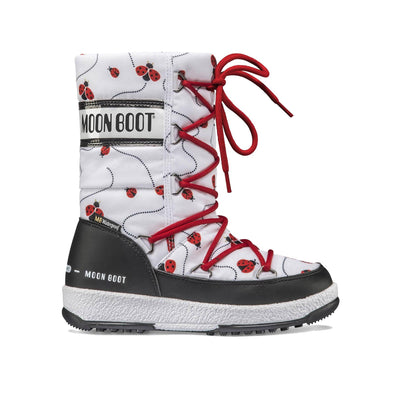 SnowKids Footwear EU 28 (UK 10) Moon Boot Jr Girls Quilted Ladybug WP Boot