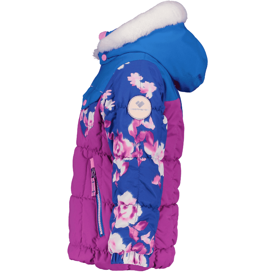 Obermeyer Outerwear Jacket Obermeyer Girls Jamie Jacket - Prickly Pear