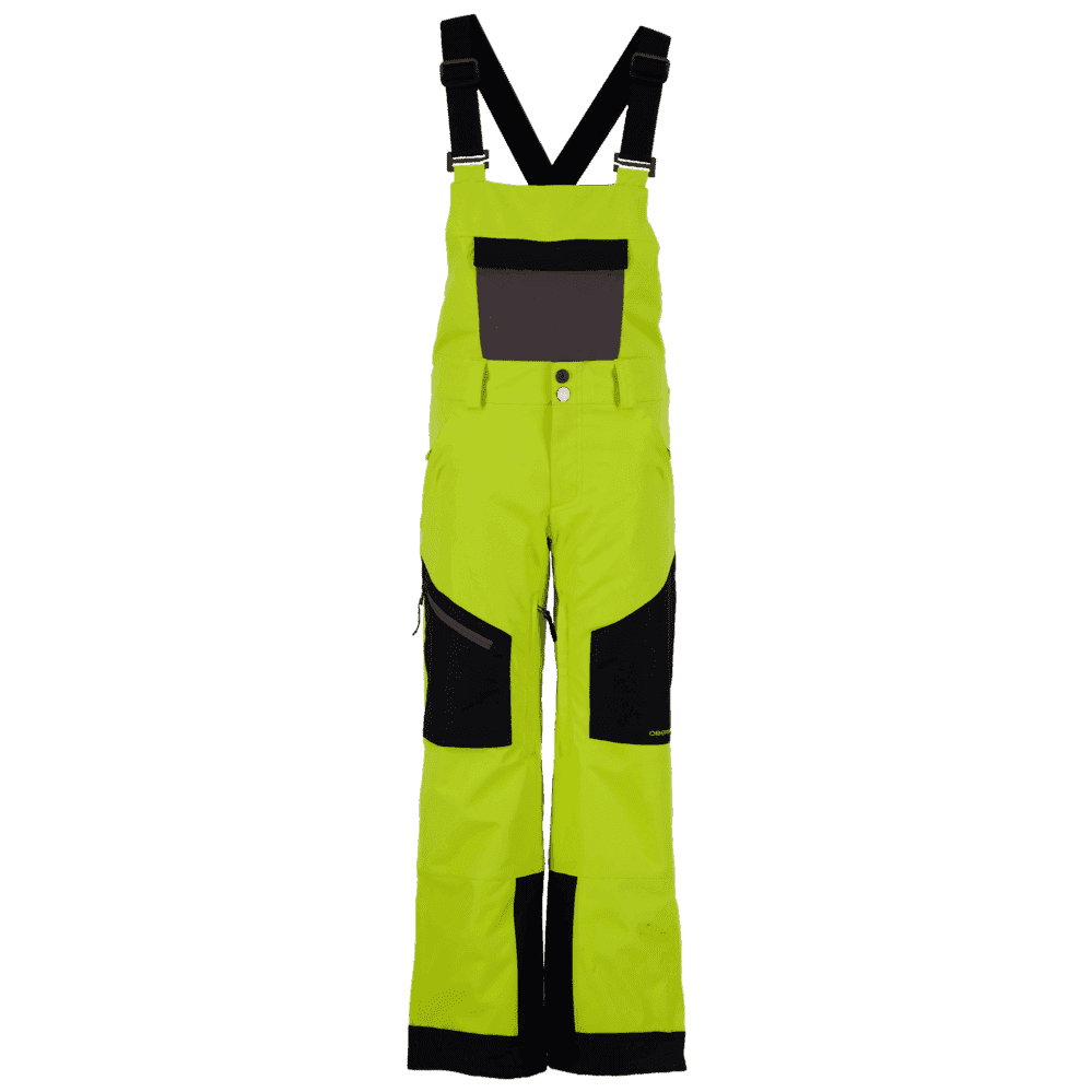 Obermeyer Outerwear Pants Obermeyer youth Boys Connor Bib Snow Pants - Limelight