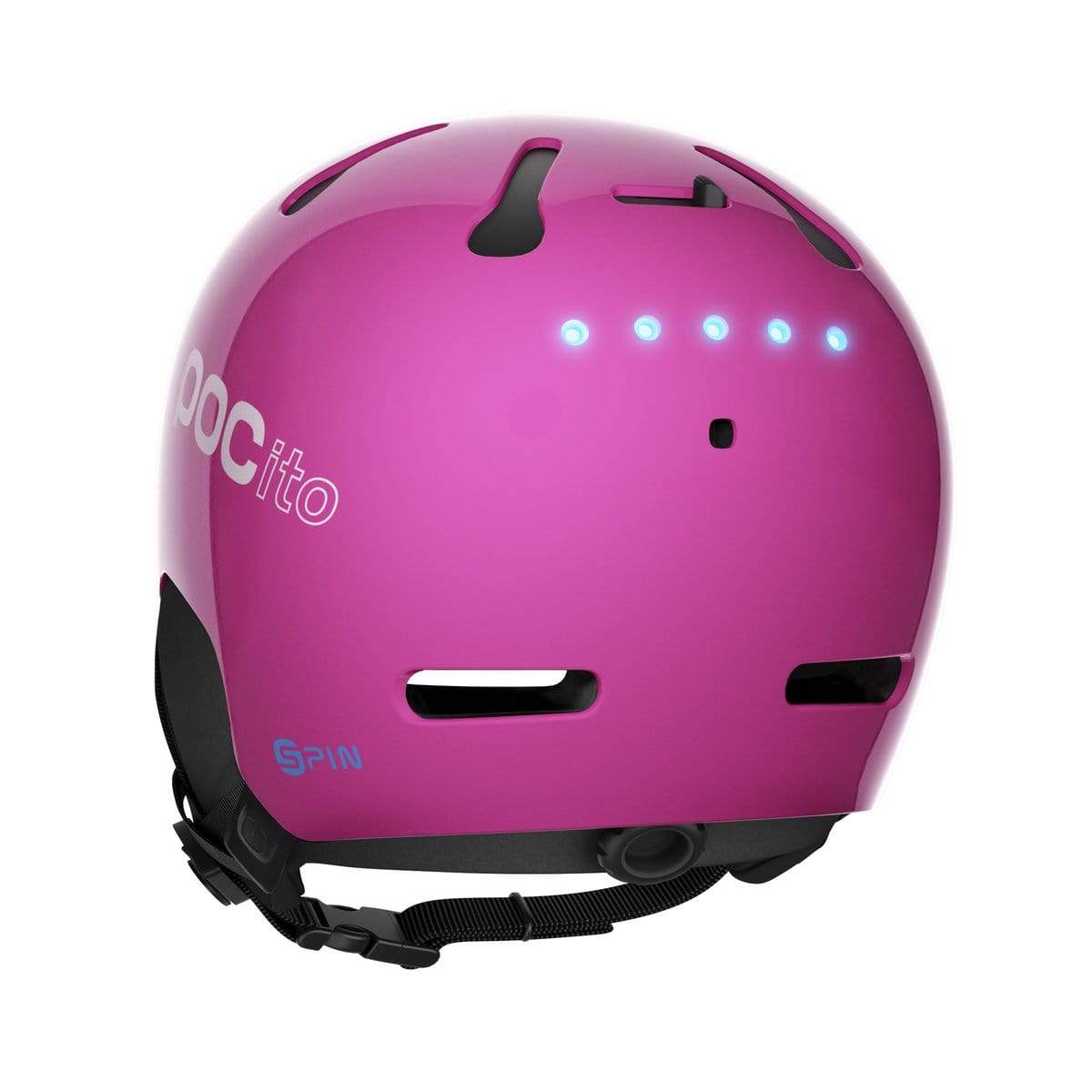 SnowKids Helmet POCito Auric Cut Spin Kids Helmet Fluoro Pink