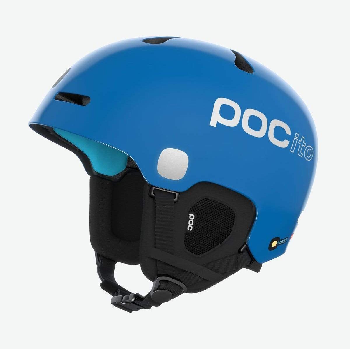 SnowKids Helmet M-L/55-58cm POCito Fornix SPIN Kids Helmet - Fluoro Blue
