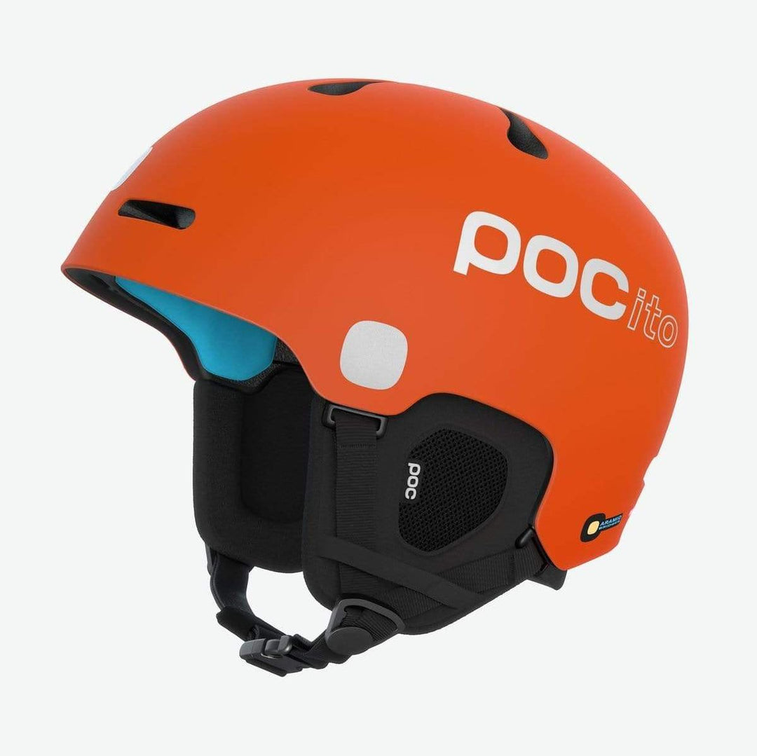 POCito Fornix SPIN Kids Helmet, Colour: Fluoro Orange