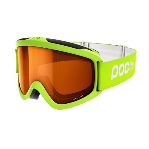 SnowKids Eyewear One Size Pocito Iris Kids Snow Goggles - Fluorescent Yellow/Green
