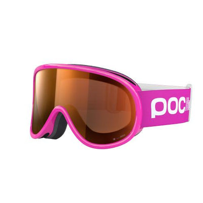 SnowKids Eyewear Asian Fit Pocito Retina Kids Snow Goggles Asian Fit - Fluorescent Pink
