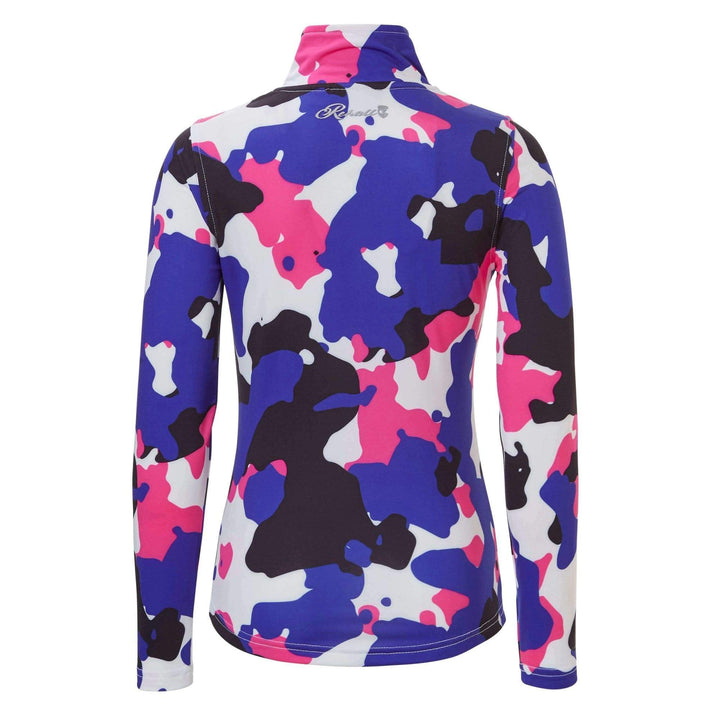 Rehall Baselayers Rehall Anna Printed Ski Pulli - Camo Pink