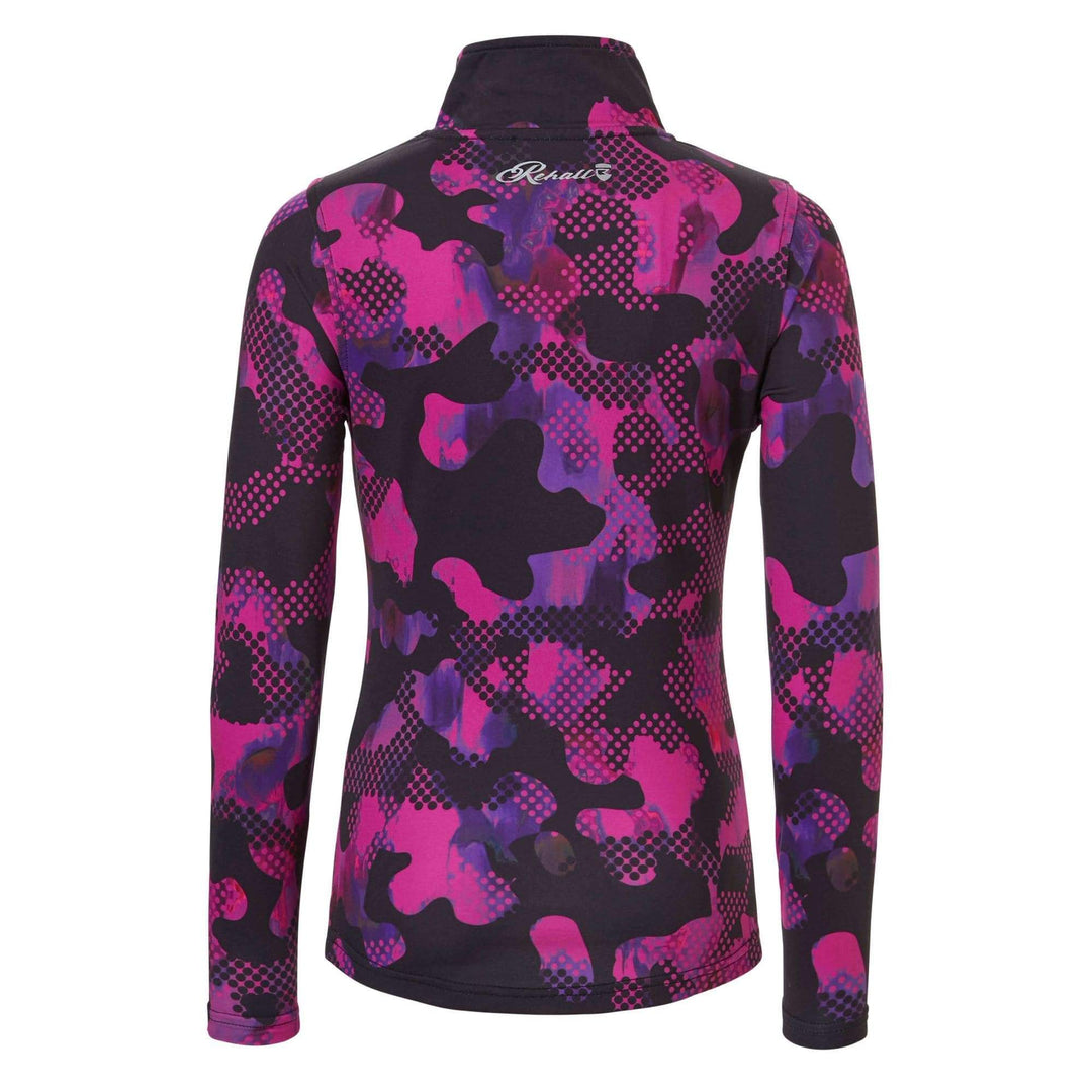 Rehall Baselayers Rehall Anna Printed Ski Pulli - Popart Camo Fuchsia