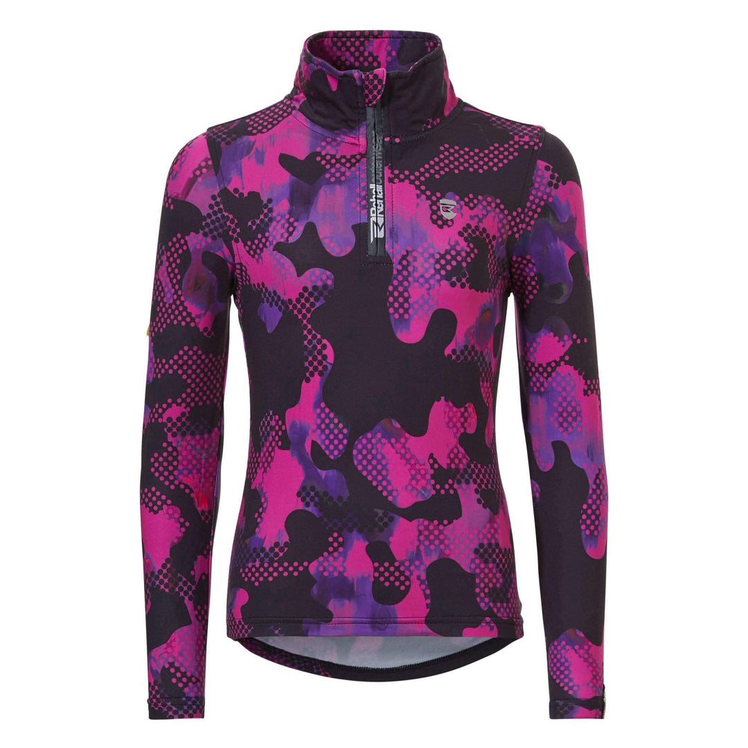 Rehall Baselayers Rehall Anna Printed Ski Pulli - Popart Camo Fuchsia