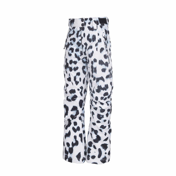 SnowKids Outerwear Pants Rehall Betty Jr Girls Snow Pant - White Leopard