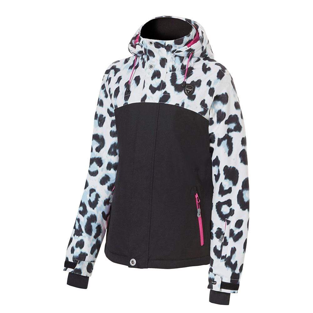 SnowKids Outerwear Pants Rehall Betty Jr Girls Snow Pant - White Leopard