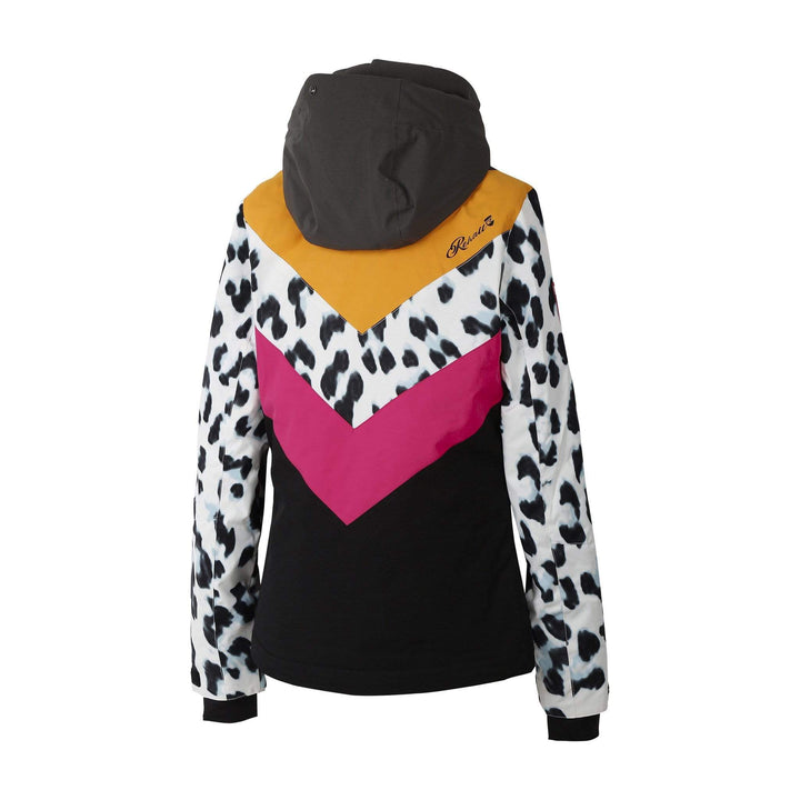 SnowKids Outerwear Jacket Rehall Crissy Jr Girls Snow Jacket - White Leopard