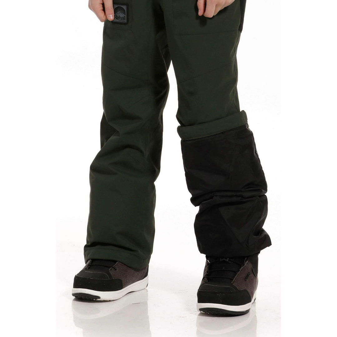 Rehall Outerwear Pants Rehall Digger Boys Snow Pants - Olive