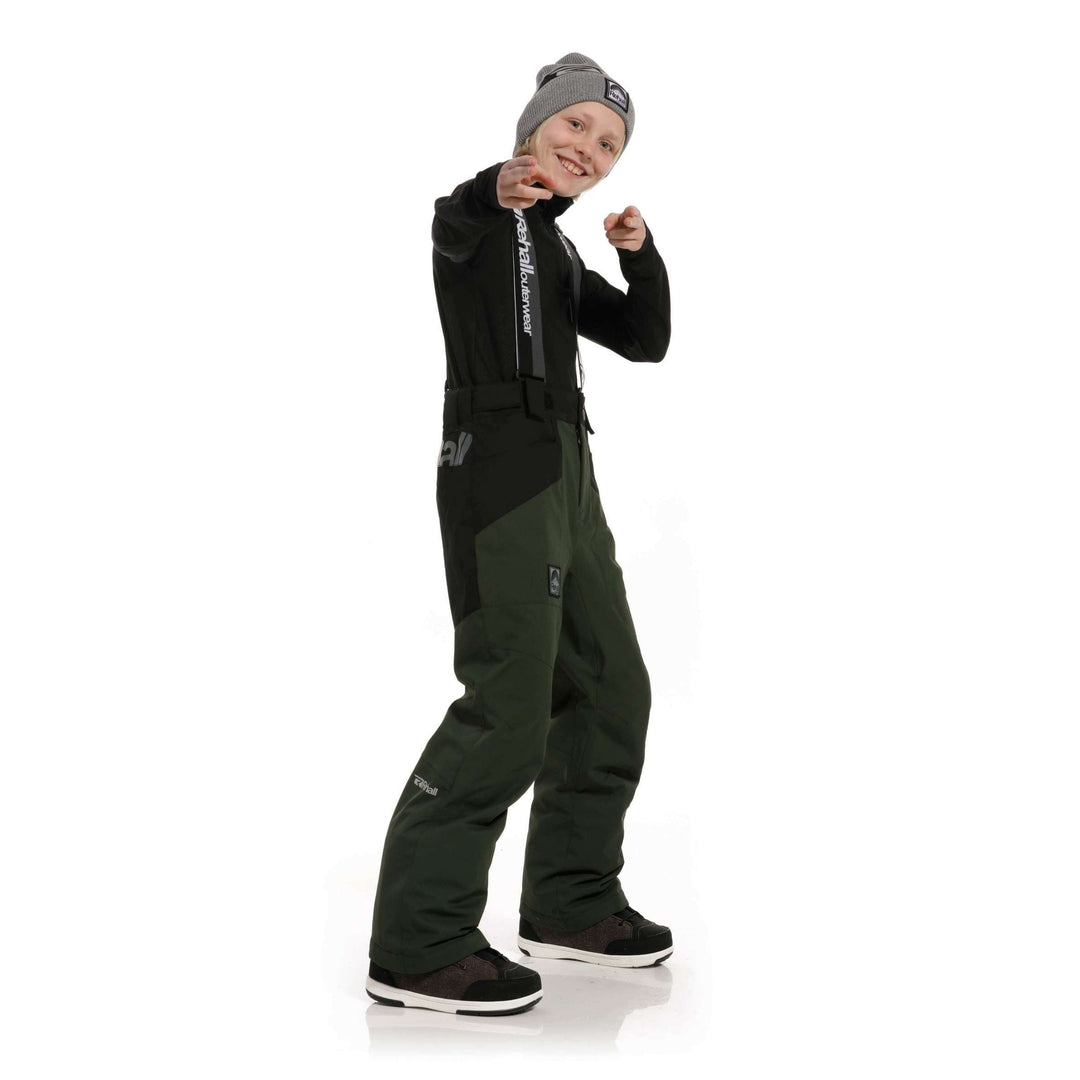 Rehall Outerwear Pants Rehall Digger Boys Snow Pants - Olive