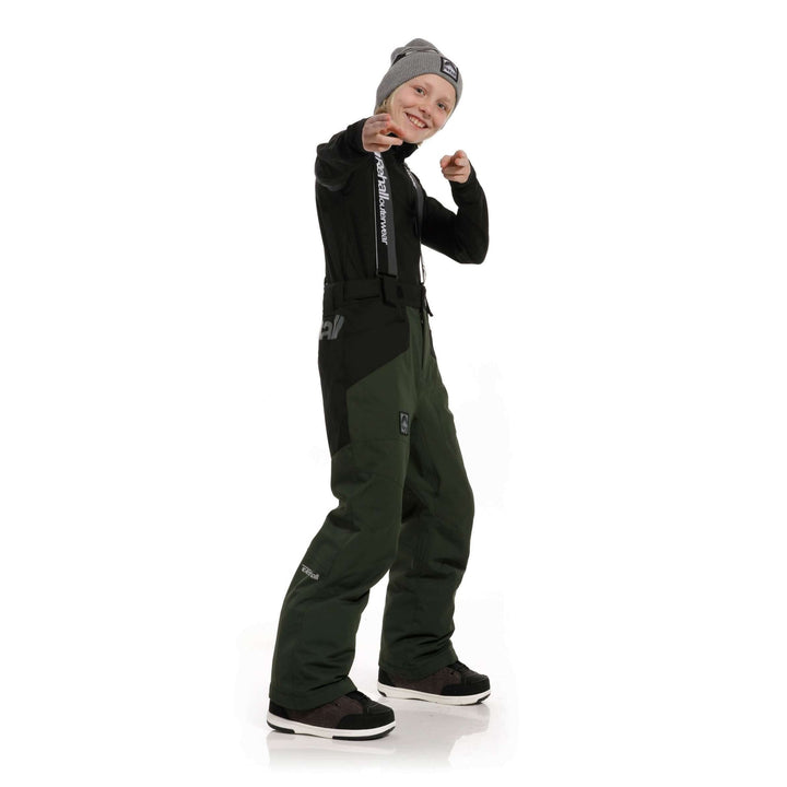 Rehall Outerwear Pants Rehall Digger Boys Snow Pants - Olive