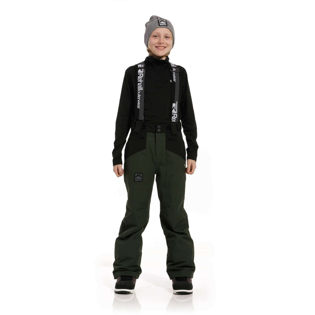 Rehall Outerwear Pants Rehall Digger Boys Snow Pants - Olive