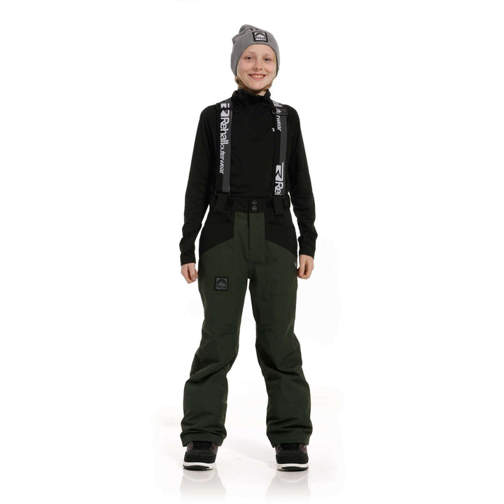 Rehall Outerwear Pants Rehall Digger Boys Snow Pants - Olive