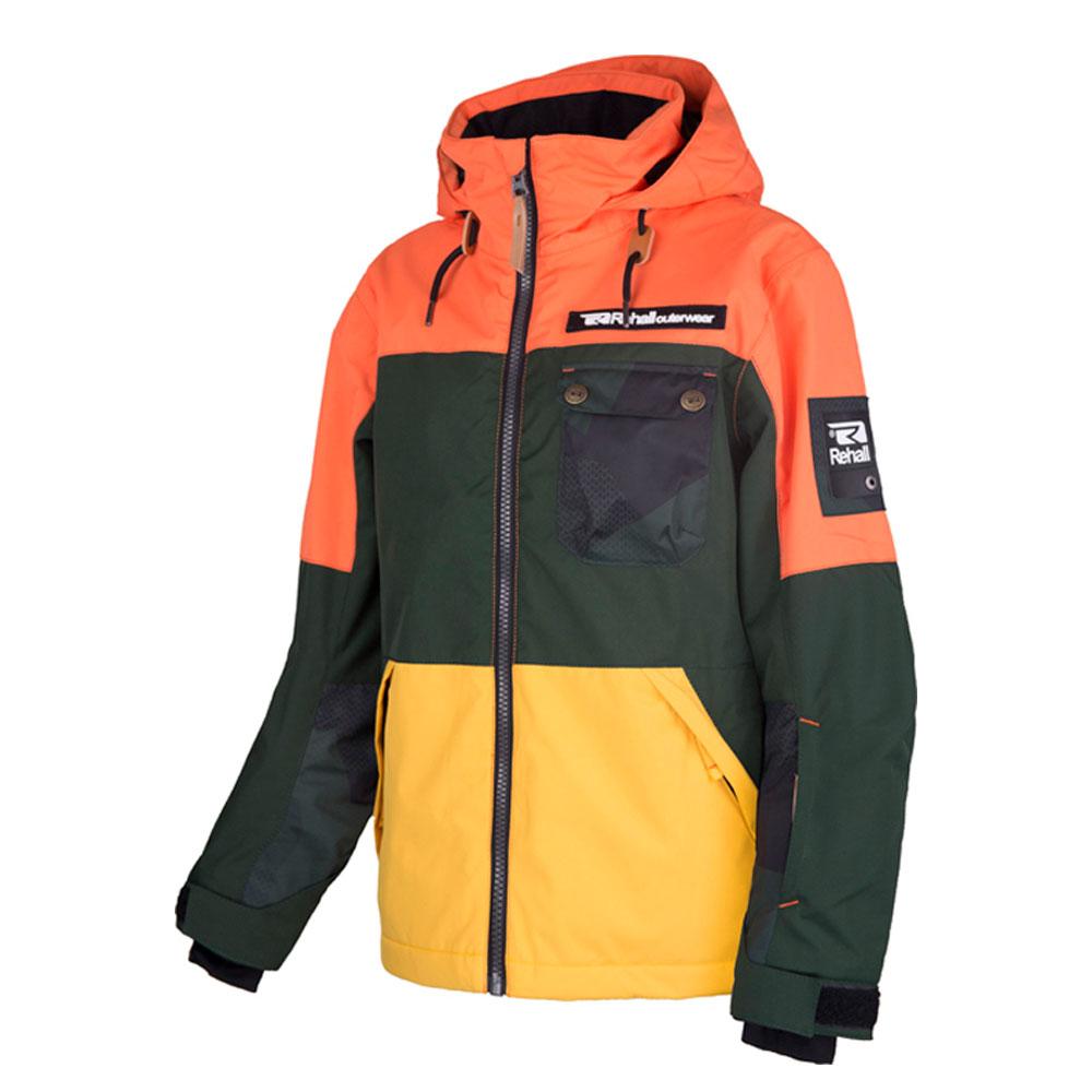 SnowKids Outerwear Pants Rehall Dizzy Jr Boys Snow Pant - Moss Green