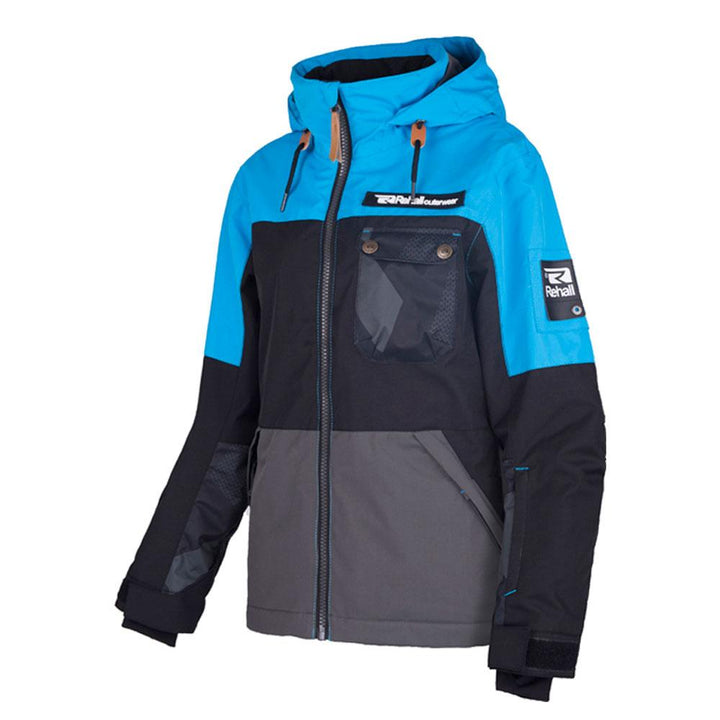 SnowKids Outerwear Pants Rehall Dragg Jr Boys Snow Pant - Camo Black