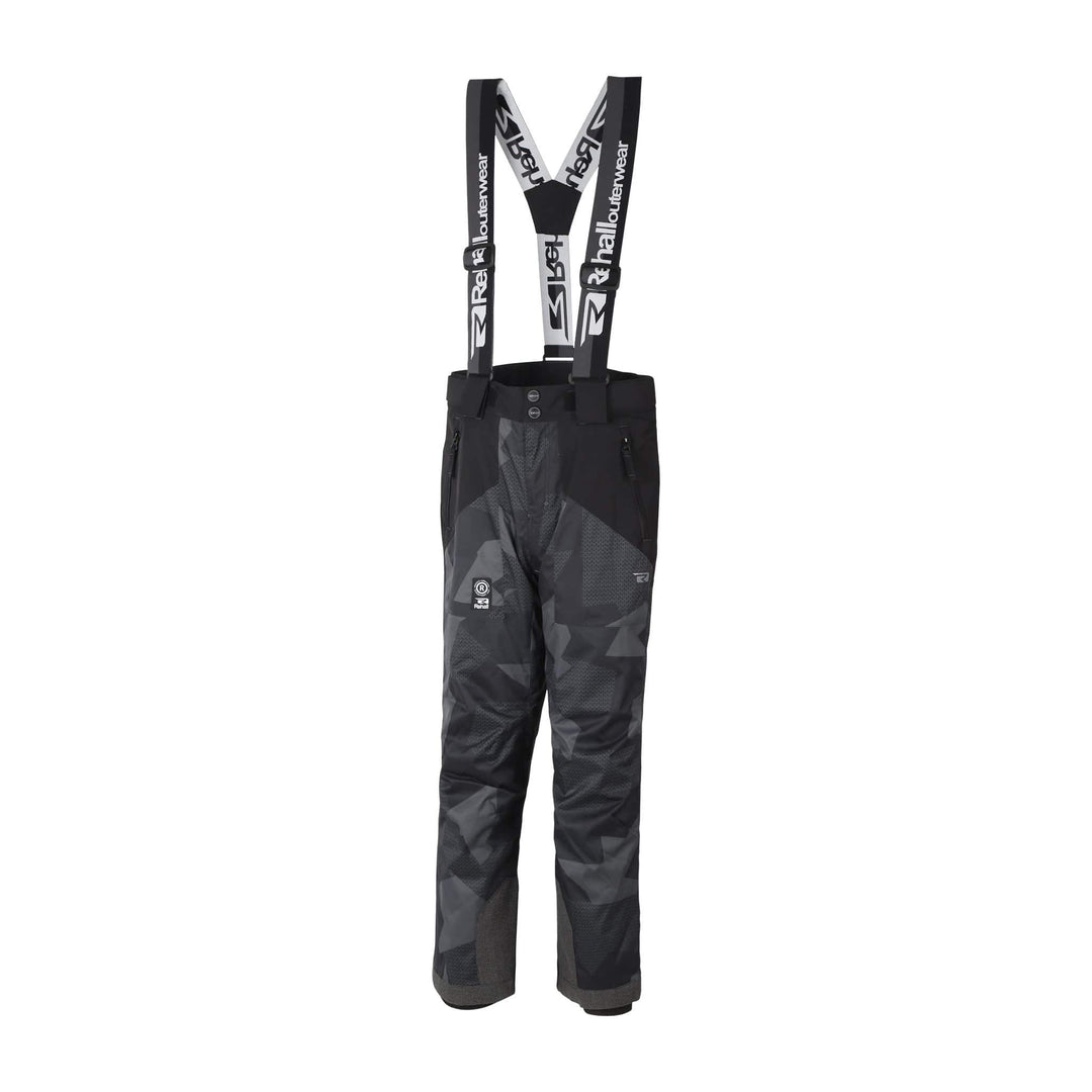 SnowKids Outerwear Pants Rehall Dragg Jr Boys Snow Pant - Camo Black