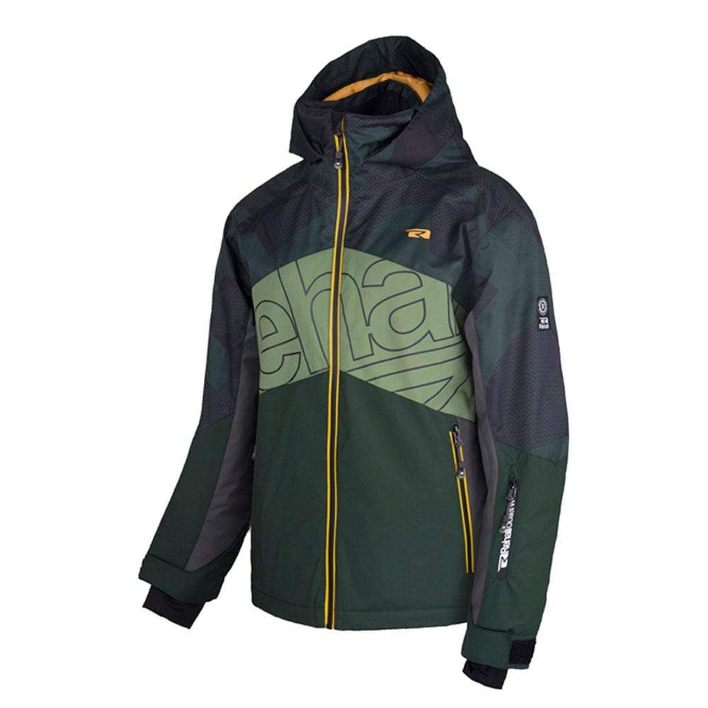 SnowKids Outerwear Pants Rehall Dragg Jr Boys Snow Pant - Camo Olive