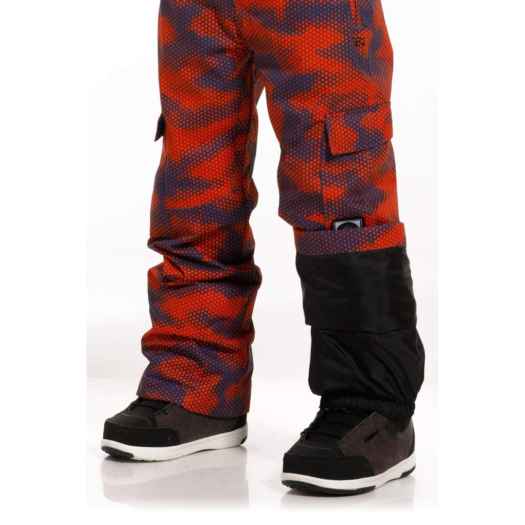 Rehall Outerwear Pants Rehall Edge Boys Snow Pants - Camo Orange