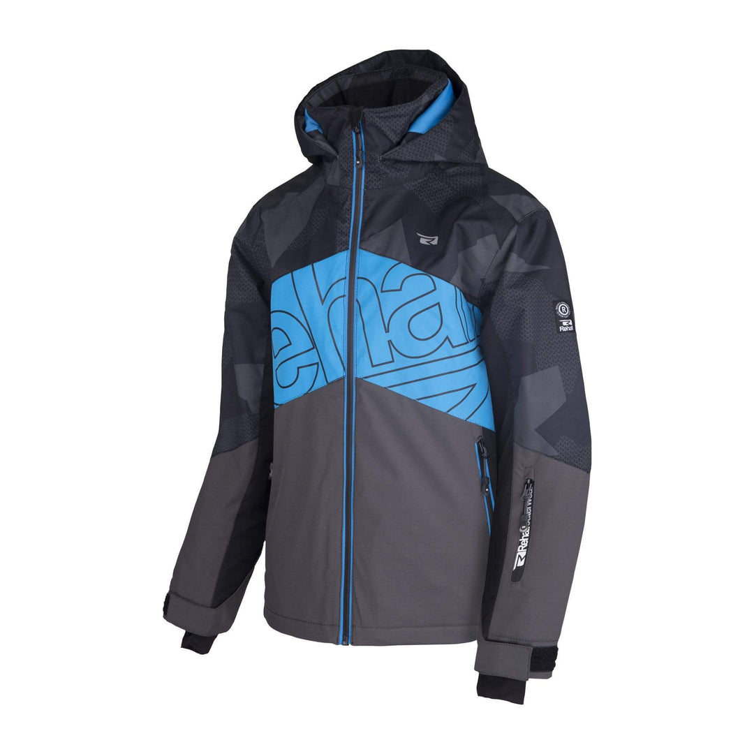 SnowKids Outerwear Jacket Rehall Gonzo Jr Boys Snow Jacket - Camo Black
