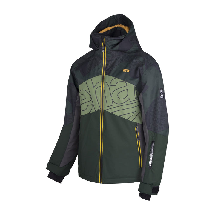 SnowKids Outerwear Jacket 116 Rehall Gonzo Jr Boys Snow Jacket - Dark Camo Olive